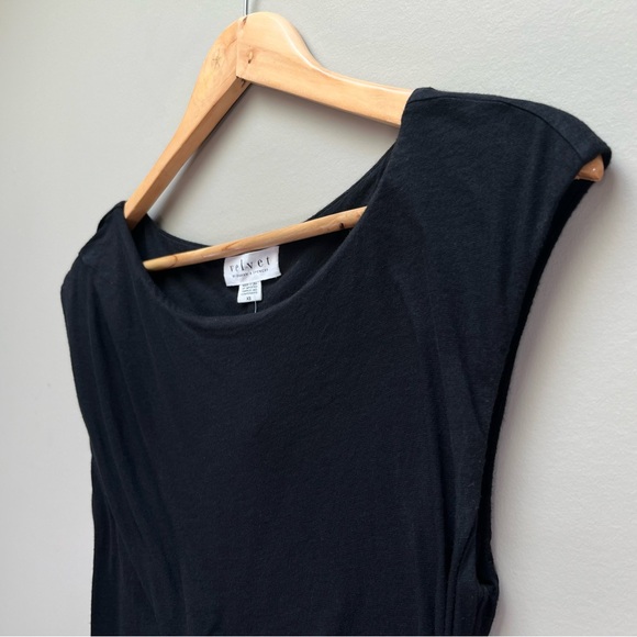 Velvet by Graham & Spencer Ruched Black Dress, Size XS - Picture 3 of 7